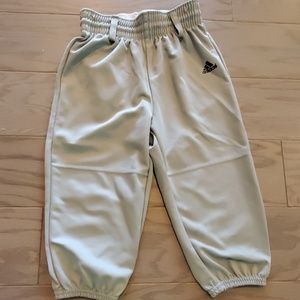 Adidad Light Gray Baseball Pants